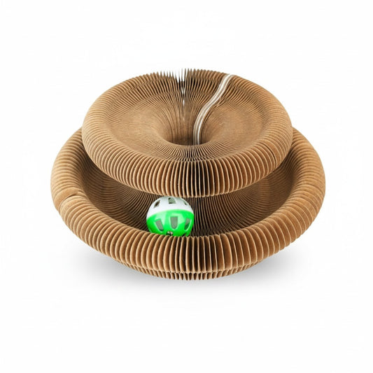 Kitty Kurlz Interactive Cat Scratcher Toy for Indoor Cats